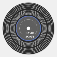 Personalised black Lp vinyl