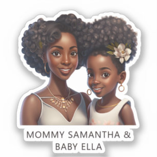 Personalised Black Mum and Daughter (11)