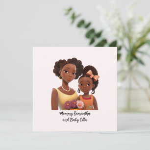 Personalised Black Mum and Daughter (7)