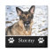 Personalised Black Pet Photo Magnet