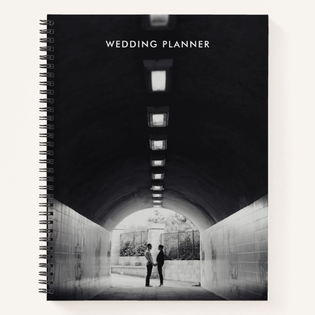 Personalised Black Photo Notebook (Front)