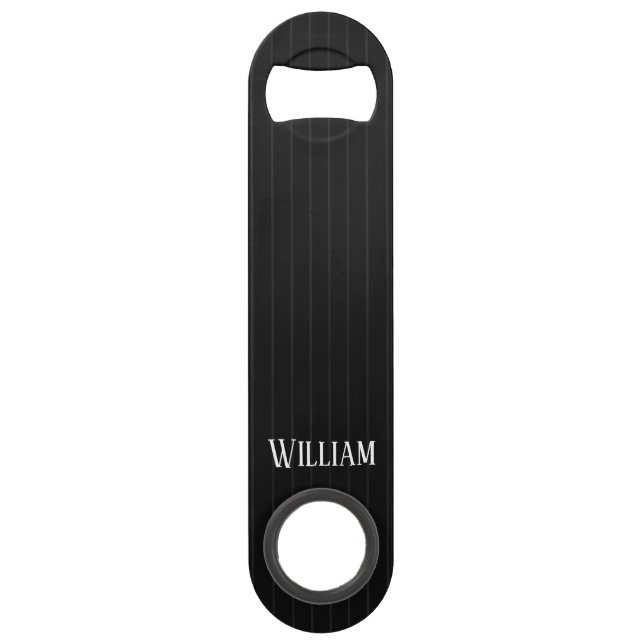 Personalised black pinstripes (Front)