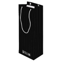 Personalised black pinstripes