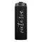 Personalised Black Thermal Tumbler