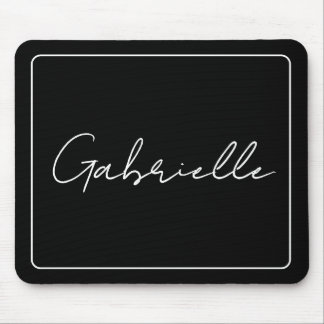 Personalised Black Trend Mouse Pad - Simpliciti