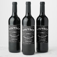 Personalised Black Vintage Aged To Perfection