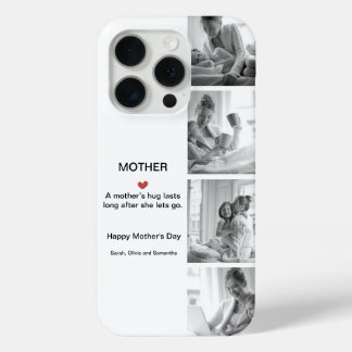 Personalised Black & White Photo Collage |  iPhone 15 Pro Case