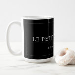 Personalised Black White Professional Business Coffee Mug<br><div class="desc">A minimalistic design with your business name and tag line. Whether you have these for your staff or as a giveaway to your clientele,  the simple text design will represent your business beautifully.</div>