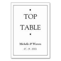 Personalised Black & White TOP