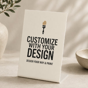 Personalised Blank Display Sign