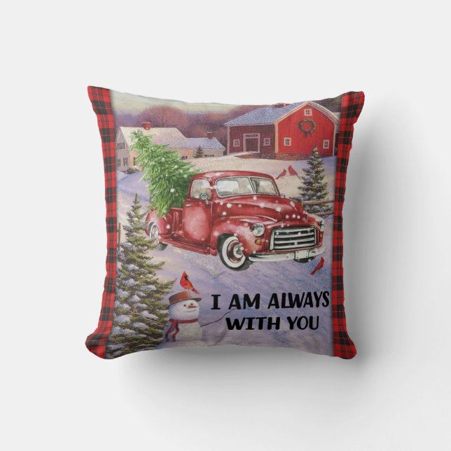 Personalised Blanket Cardinal I Am Always With You Cushion (Front)