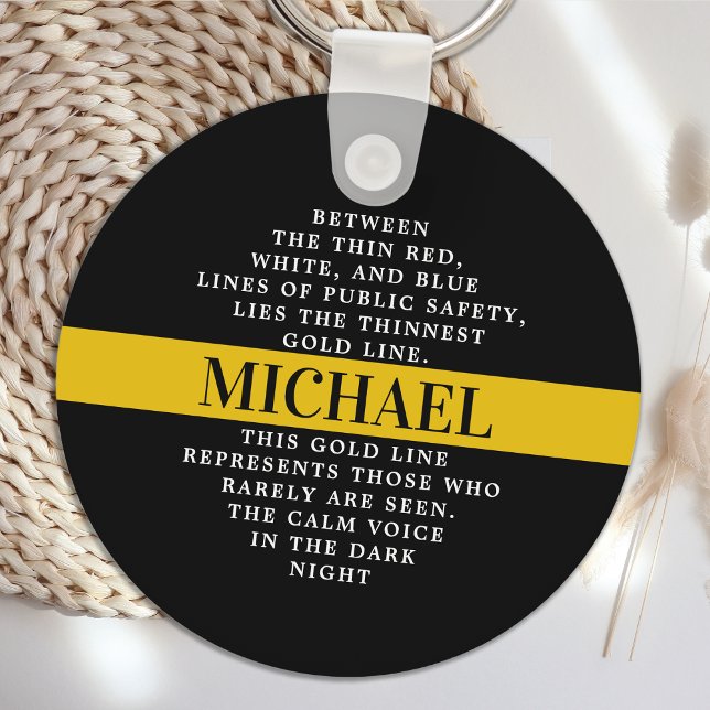 Personalised Blessed Are The Peacemakers Police Ke Key Ring (Creator Uploaded)