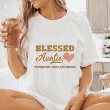 Personalised Blessed Auntie