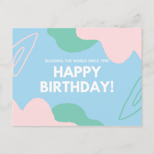 Personalised - BLESSING THE WORLD SINCE ... Postcard