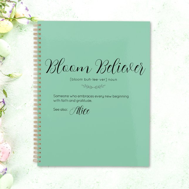 Personalised Bloom Believer Planner  (Personalized Bloom Believer Planner)