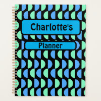 Personalised Blue and Green Patterned