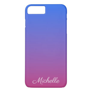Personalised blue and pink ombre gradient Case-Mate iPhone case