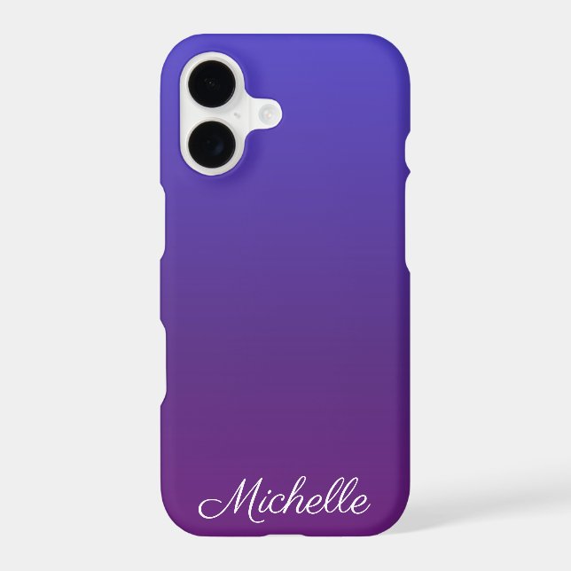 Personalised blue and purple ombre (Back)
