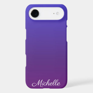 Personalised blue and purple ombre