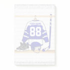 Personalised Blue and White Ice Hockey Jersey