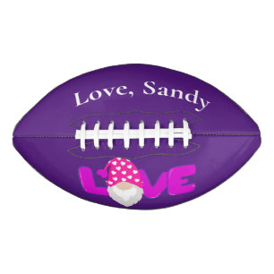 Personalised. Blue and Yellow Gnome   Football