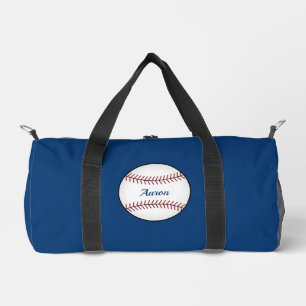 Personalised Blue Baseball Duffel Bag Gift
