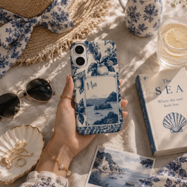 Personalised Blue Citrus Case-Mate iPhone Case (Creator Uploaded)