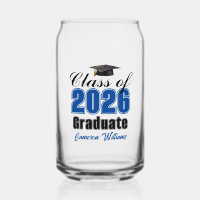 Personalised Blue Class of 2026 Graduation