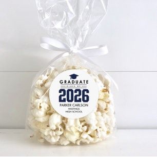 Personalised Blue Class of 2026 Graduation Sticker