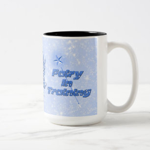 Personalised Blue Fairy In Training Mug