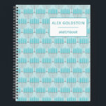 Personalised Blue Hanukkah Menorah Sketchbook<br><div class="desc">This special sketchbook features a beautiful menorah illustration in teal blue on the cover,  personalised with your name. Perfect for capturing your thoughts,  ideas,  and creativity during Hanukkah. A thoughtful and unique gift for the holiday season.</div>