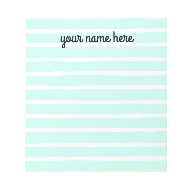 Personalised Blue Lined Notepad (Front)