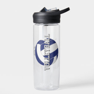 personalised blue or ANY colour volleyball Water Bottle