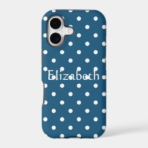 Personalised Blue Polka Dots Pattern