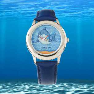 Personalised Blue Shark / Under the Sea Ocean  Watch