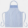 Personalised Blue Stripe Pattern Apron