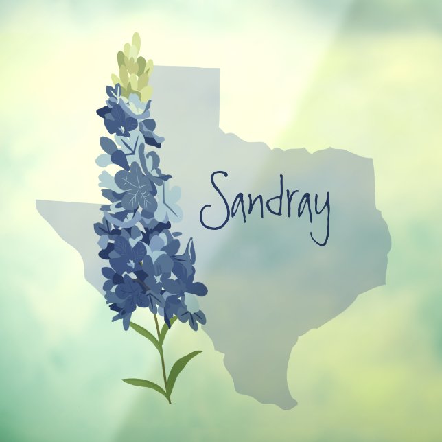 Personalised Bluebonnet Texas (Sheet 3)