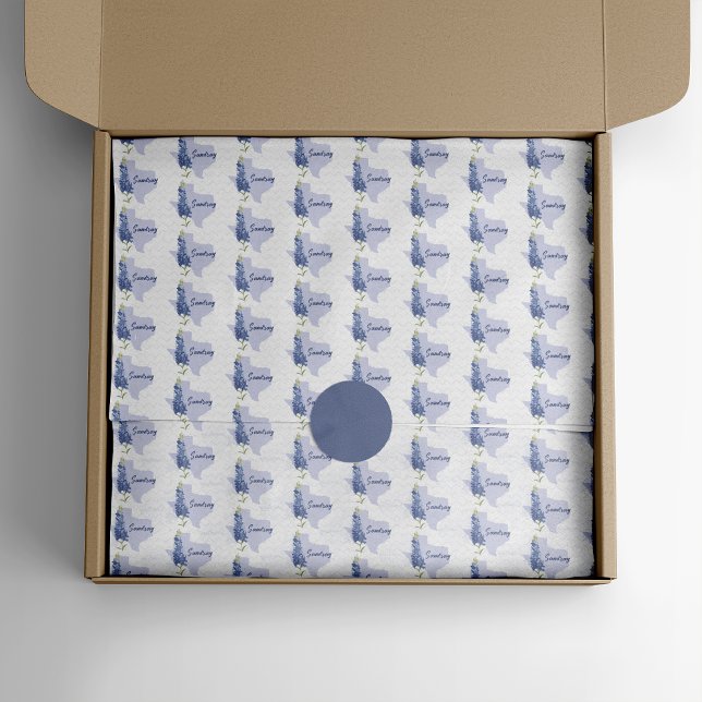 Personalised Bluebonnet Texas Tissue Paper (Creator Uploaded)