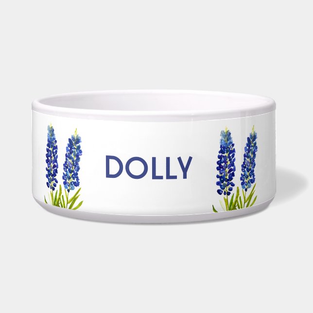 Personalised Bluebonnets Texas Lupin Pet (Front)