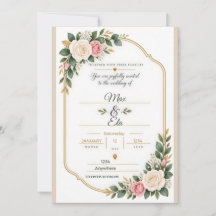 Personalised Blush Pink Rose Gold Arch Wedding