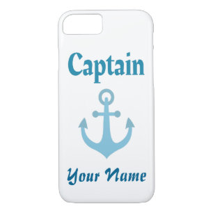 Personalised Boat Captain Anchor Case-Mate iPhone Case
