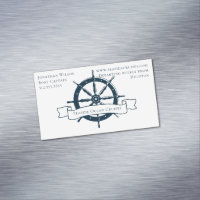 Personalised Boat Captain Vintage Nautical Wheel