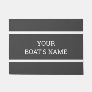 Personalised Boat Name Dock Mat