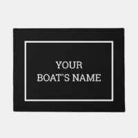 Personalised Boat Name Dock Mat