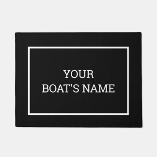 Personalised Boat Name Dock Mat