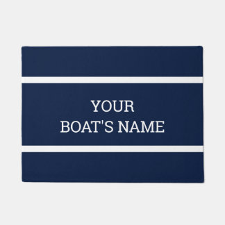 Personalised Boat Name Dock Mat