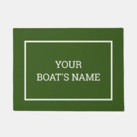 Personalised Boat Name Dock Mat