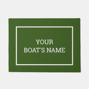 Personalised Boat Name Dock Mat