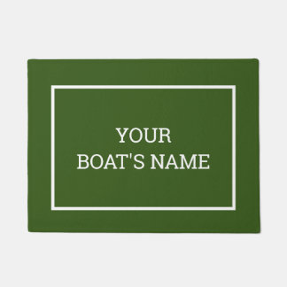 Personalised Boat Name Dock Mat
