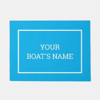 Personalised Boat Name Dock Mat